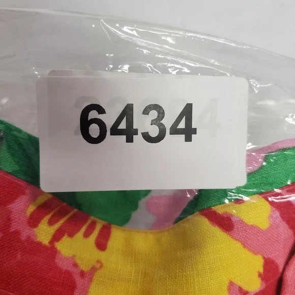 Charter Club Womens Long Sleeve Linen Button Up Top Size 2X Floral Beach Coastal - Picture 12 of 12